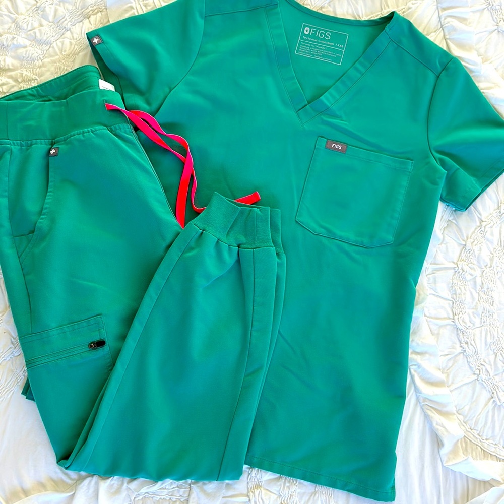 Figs SURGICAL GREEN 🧤 scrub set XXS/XSP